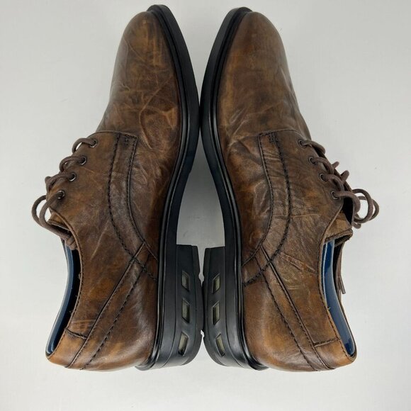 Rockport Mens APM12218 Brown Soft Leather Lace Up Plain Toe Size 9M Oxford Shoes main image 4